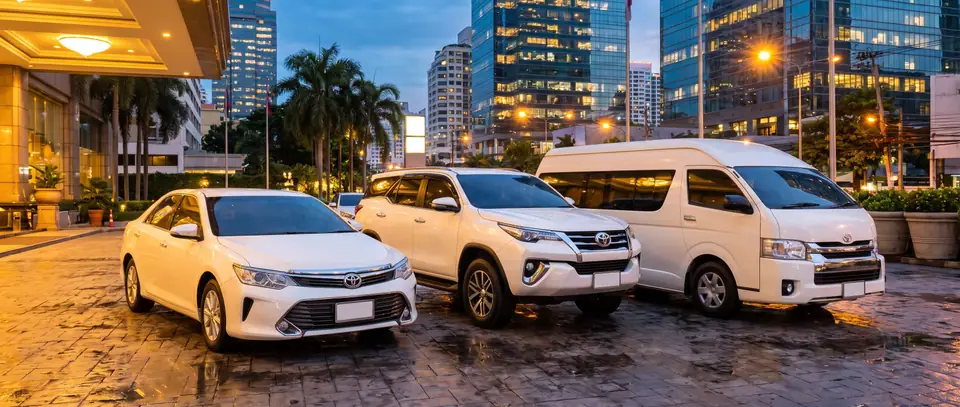 รถเก๋ง SUV และรถตู้